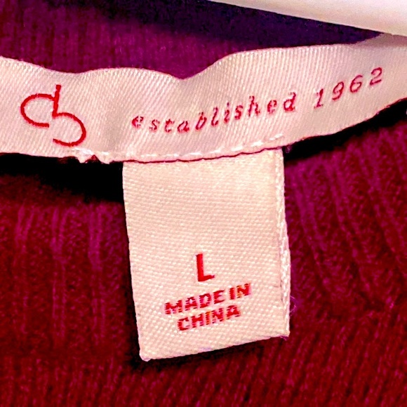 Dress Barn Purple Mauve Casual Blouse size L - Picture 3 of 5